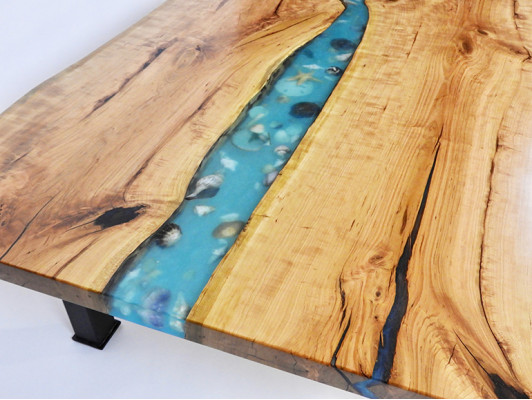 Side table coffee table epoxy furniture designer table epoxy resin tables 120x70cm