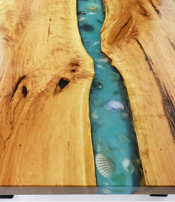 Side table coffee table epoxy furniture designer table epoxy resin tables 120x70cm
