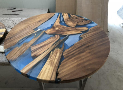 Round tables dining table design table modern sea river furniture 90 cm