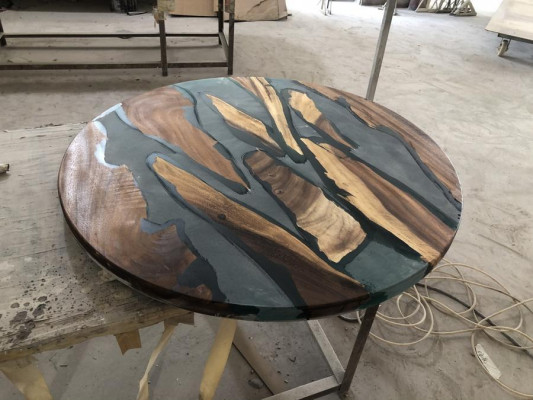Round tables dining table design table modern sea river furniture 90 cm