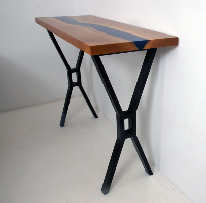 Custom-made epoxy resin river table real wood price per square meter tables resin