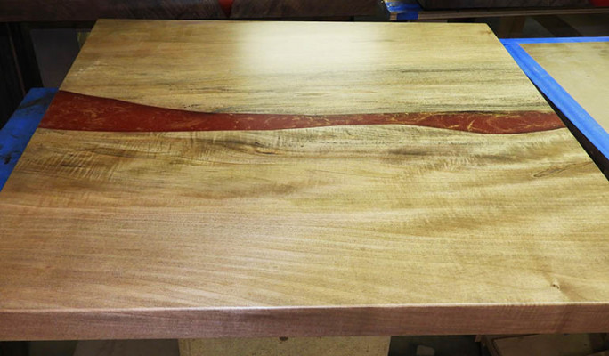 Epoxy resin epoxy flow custom-made table real wood price 1sqm tables resin