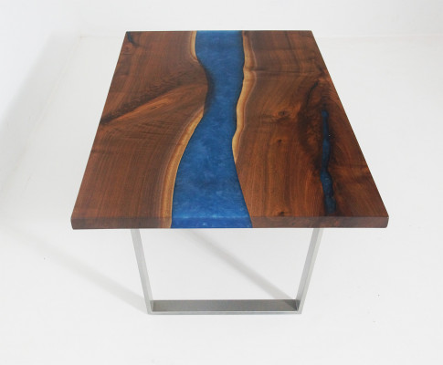 Custom epoxy table made of resin flow, genuine wood, price per 1 square meter tables resin
