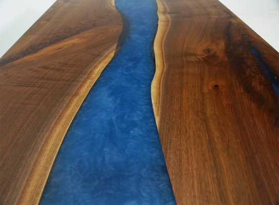Custom epoxy table made of resin flow, genuine wood, price per 1 square meter tables resin