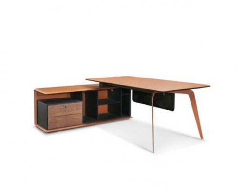 Office work room group set armchair table complete set furniture 2-piece set