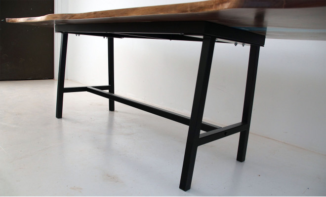 Real Wood Waterfall Table Epoxy Tables Resin Dining Table Epoxy Solid