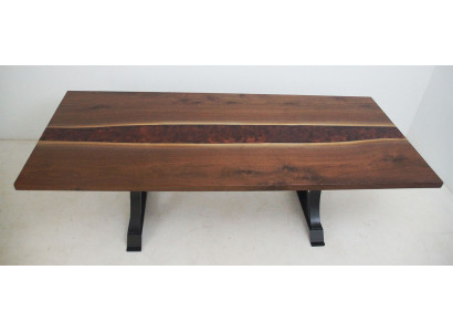 Waterfall Table Meeting Dining Tables Kitchen Table Epoxy Resin Casting 1sqm Price