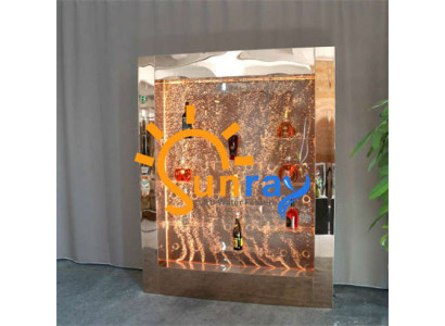LED water wall shelf bar furniture fancy shelves cabinet