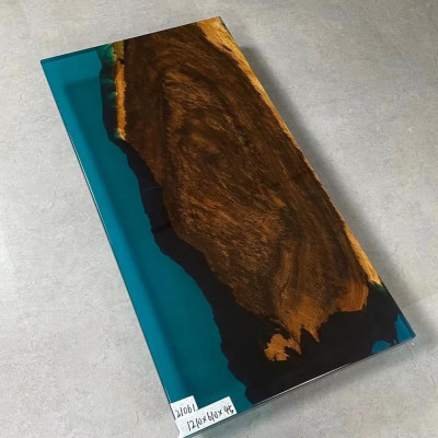 River Coffee Table Real Wood Solid River Table Epoxy Resin Tables