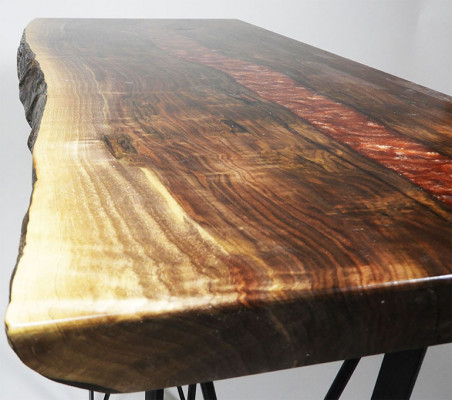Handmade massive coffee table designer table epoxy console tables