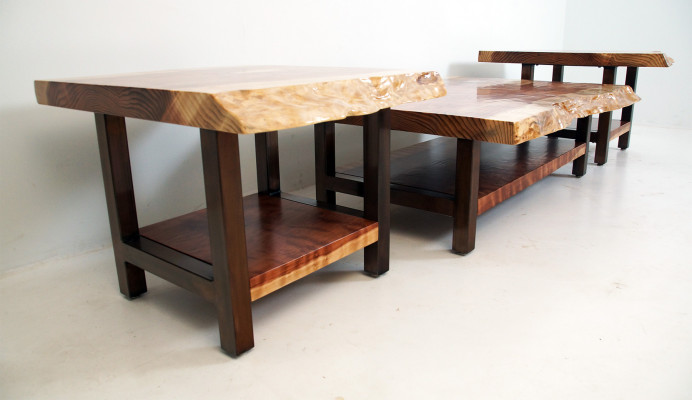 Side table, designer table, coffee table, handcrafted, price per square meter.