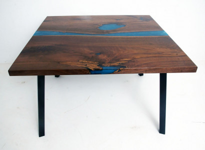 Coffee Table River Table Real Wood Solid Decorative Epoxy Resin