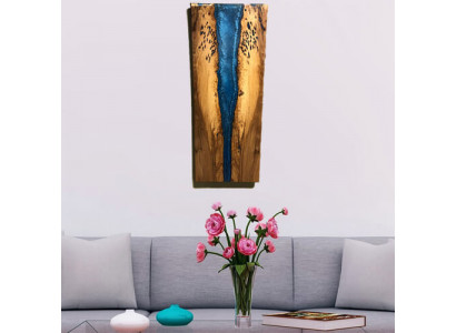 Wall Picture Epoxy Resin Painting Real Picture Handmade Waterfall Picture