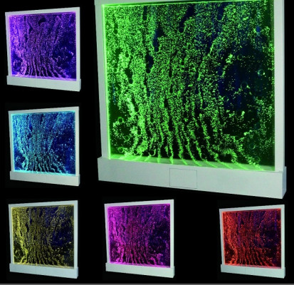 Modern partition water walls decorative water wall column LED partitions