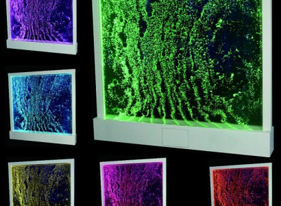 Modern partition water walls decorative water wall column LED partitions