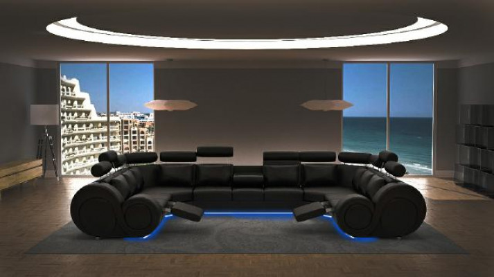 Designer living landscape corner couch with USB couch sofa upholstery leather sofa sofas new