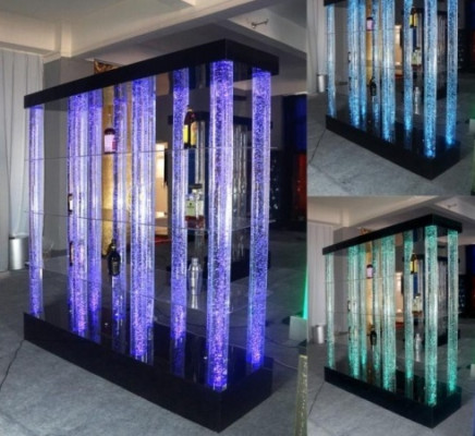 Sales shelf shelves water walls wall bar bottles water walls