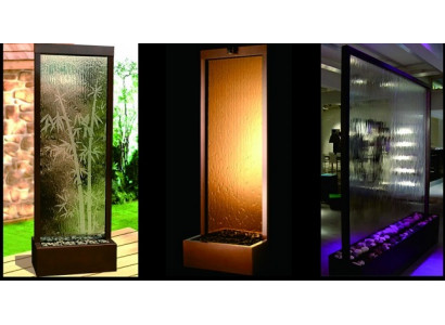 Modern partition water wall walls decorative waterfall water wall LED
