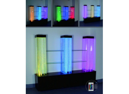 Water Wall Column Partition Shelf Display Cabinet Water Walls LED