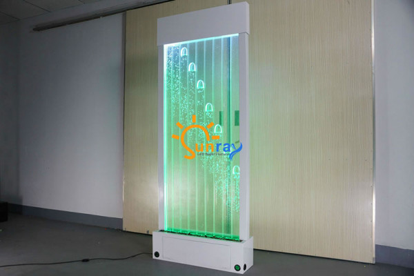 Partition shelf cabinet water wall column walls LED 100x200