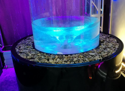 Whirlwind Tornado Bubble Fountain Pond Water Feature Outdoor Store Luxury