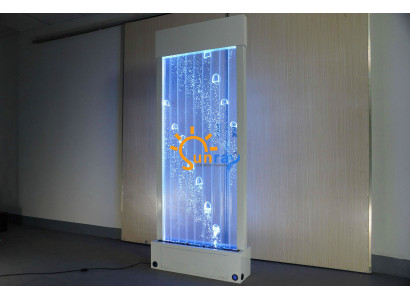 Partition shelf cabinet water wall column walls waterwall LED