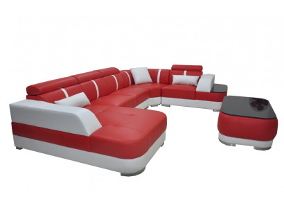 Design corner couch seat leather upholstery corner set living area sofas new sofa