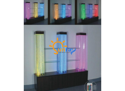 LED Display Bar Water Wall Column Illuminated Water Walls Bar Counter Display Furniture