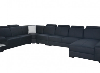 Sectional Design Corner Set Corner Sofa Sofa Couch Upholstered Living Landscape LED USB