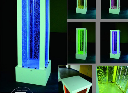 Water columns fountain water waterwall club restaurant shop