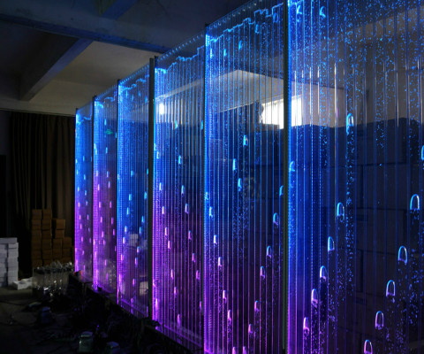 Modern partition decorative water walls LED water wall illuminated wall