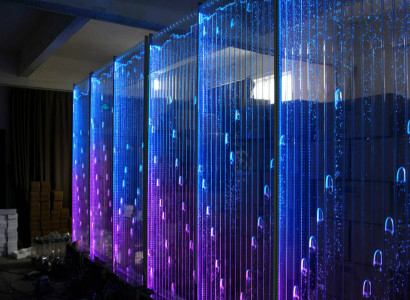 Modern partition decorative water walls LED water wall illuminated wall