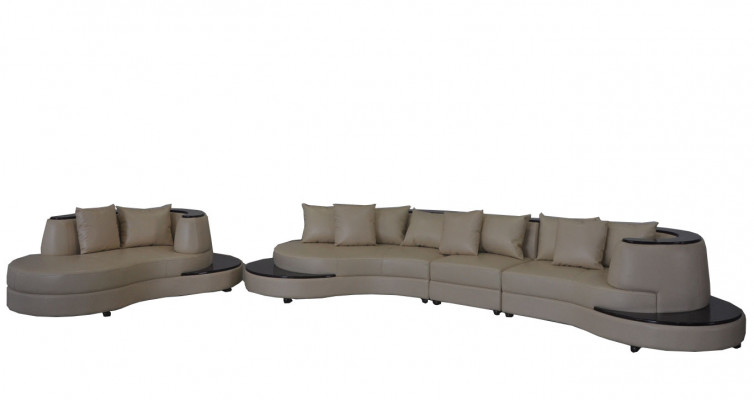 Living Design Sofa Round Corner Sofa Upholstery Round Seating Arrangement Room Landscape USB