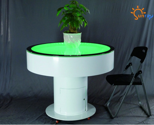 Round Table Bar Round Tables LED Water Feature Lit Decor LED Furniture
