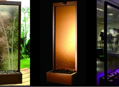 Designer partition luxury walls water columns water wall partitions