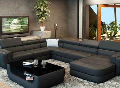 Designer sofa seat cushion corner leather sofa living landscape sofa couch cushion new