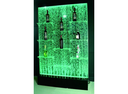 Illuminated LED Shelves Designer Water Wall Bar Shelf Column Water Columns