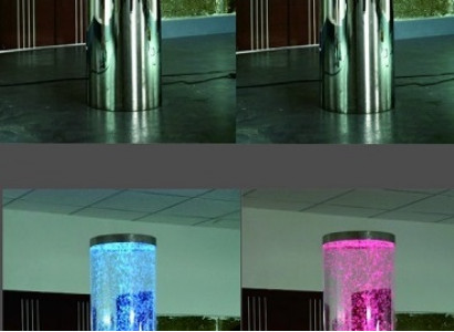 Luxury Column Water Columns Water Wall Columns 220cm Stainless Steel