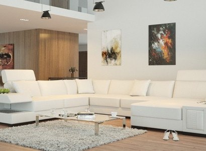 Living Room Furniture Modern U-Shaped Corner Sofa Stylish Design for Your Home
