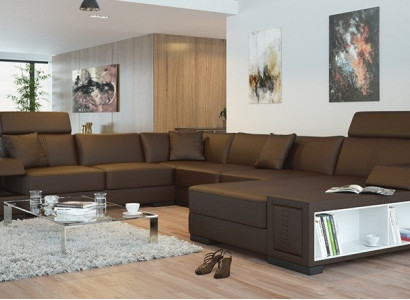 Stylishly unwind The U-shaped corner sofa for modern living spaces
