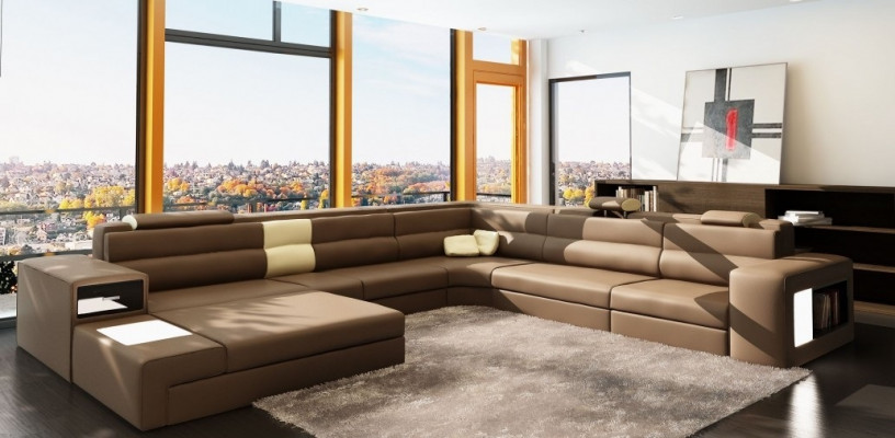 Sectional sofa couch upholstery set design fabric leather living landscape