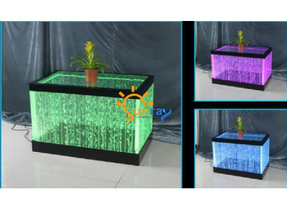 Design table coffee table water columns pillar water sofa tables LED
