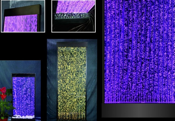Wall panel LED modern water feature water walls water bubbles decorative wall