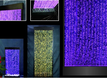 Wall panel LED modern water feature water walls water bubbles decorative wall