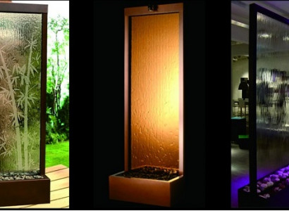 Wall panel LED water wall bubble wall waterwall