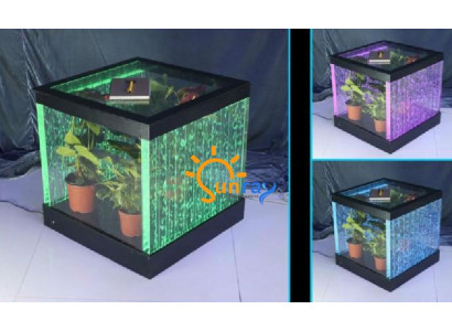 Design table coffee table water column pillar sofa tables LED lit