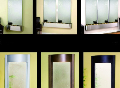 LED water wall bar shelf column water columns counter shelves design