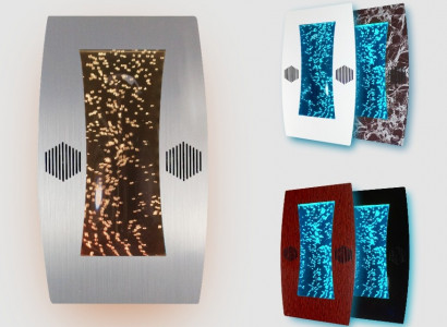 LED water wall design water column waterfall picture frame 50x80