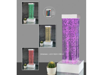 LED water columns pillar water feature water waterwall club restaurant store