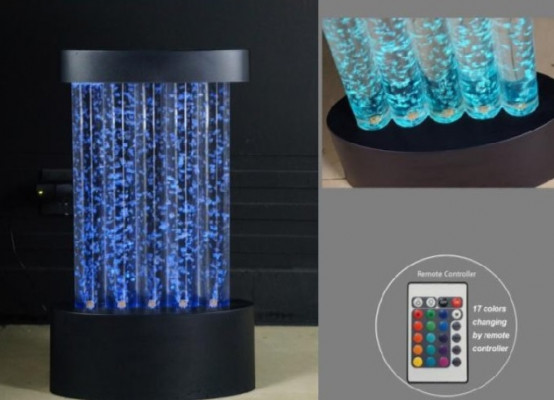 Bar LED Water Wall Shelf Column Water Columns Counter Designer Illuminated